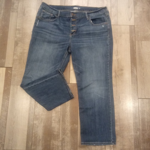 Old Navy Denim - Old Navy Ankle Flare distressed jeans